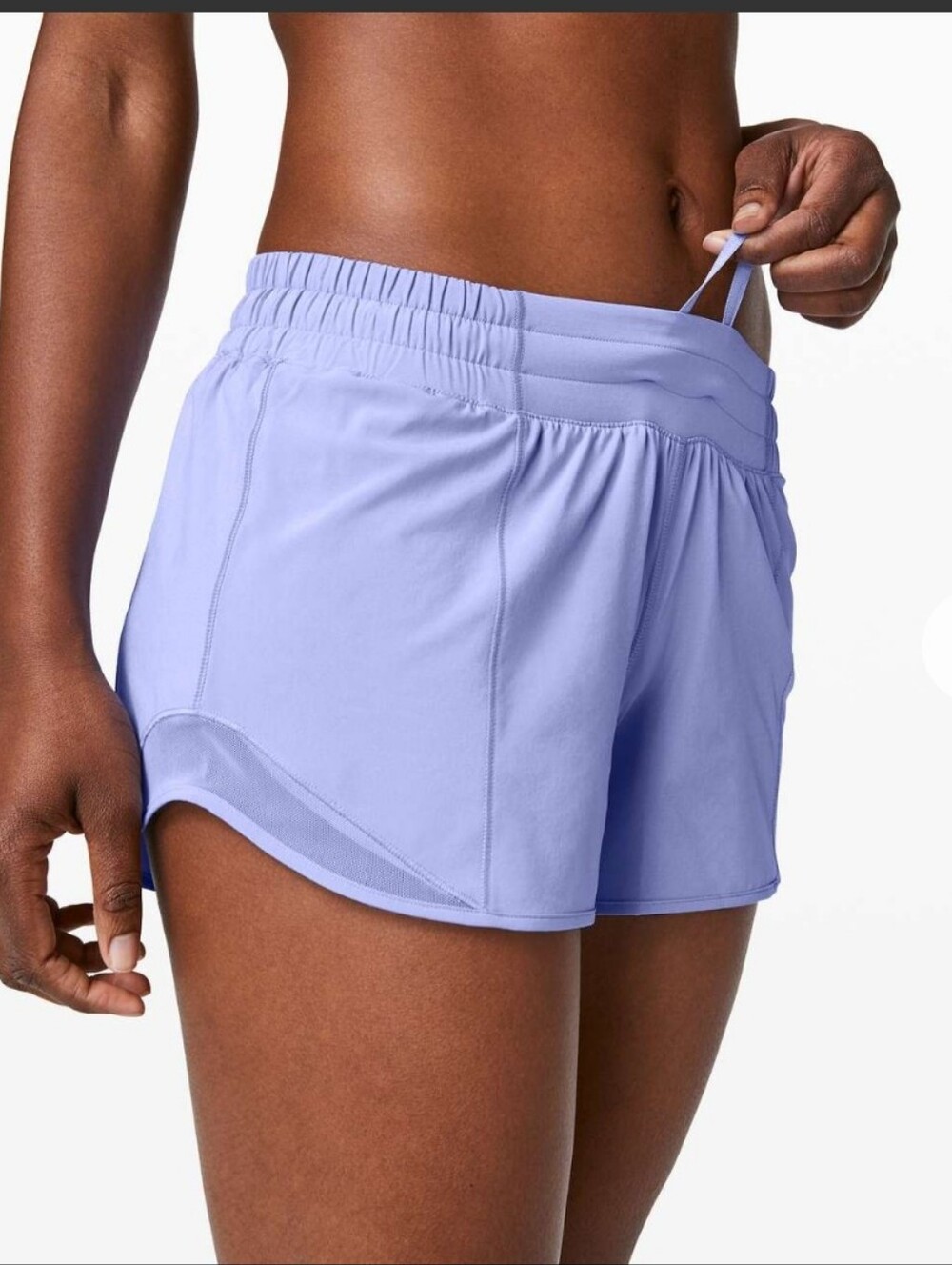 Lululemon Hotty Hot Short II *Long 4" Hydrangea Blue